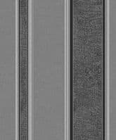 Crown Mallory Stripe Black M0917 Wallpaper